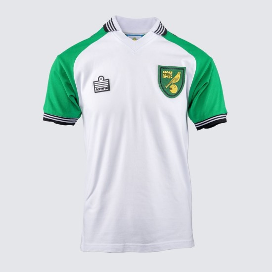 Camiseta retro de visitante del Norwich City para mujer 1978 Camiseta retro de visitante del Norwich City para mujer 1978