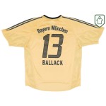 Camiseta retro Bayern Múnich 2004/05 visitante para hombre Ballack #13 Camiseta retro Bayern Múnich 2004/05 visitante para hombre Ballack #13
