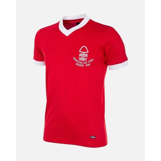 Camiseta Retro Copa de Europa del Nottingham Forest 1980 para hombre Camiseta Retro Copa de Europa del Nottingham Forest 1980 para hombre