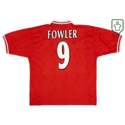 Camiseta retro local hombre Liverpool 1996/98 Fowler #9