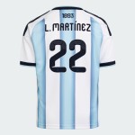 Camiseta Oficial Local Argentina 2026 Mujer L. MARTÍNEZ #22 Camiseta Oficial Local Argentina 2026 Mujer L. MARTÍNEZ #22