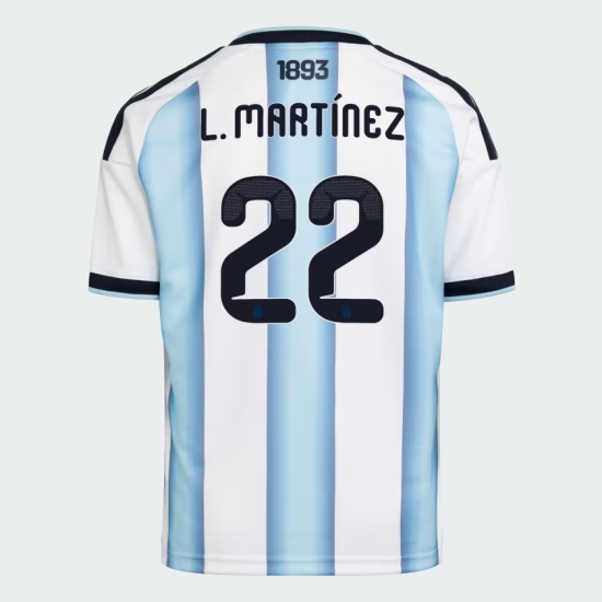 Camiseta Oficial Local Argentina 2026 Hombre L. MARTÍNEZ #22 Camiseta Oficial Local Argentina 2026 Hombre L. MARTÍNEZ #22