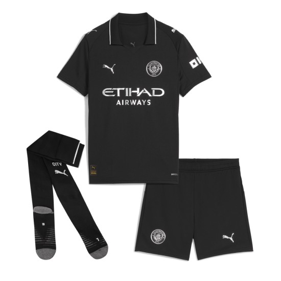 Kit de Visitante Niño Manchester City 2025/26