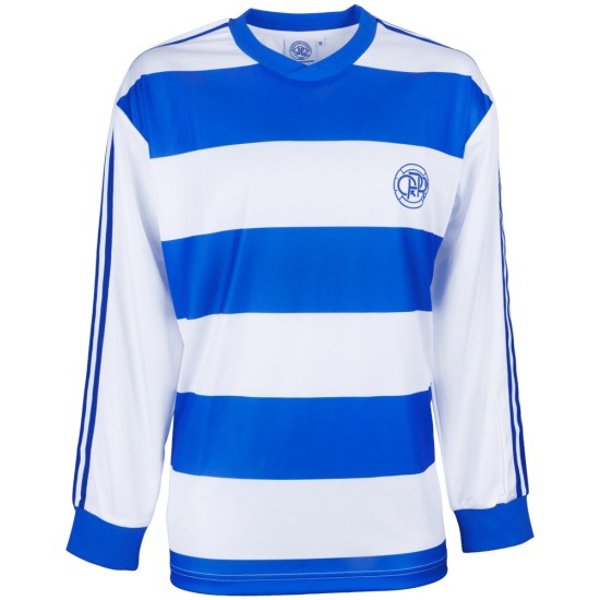 Camiseta Retro Manga Larga Local 1977/78 de Queens Park Rangers de Hombre Camiseta Retro Manga Larga Local 1977/78 de Queens Park Rangers de Hombre