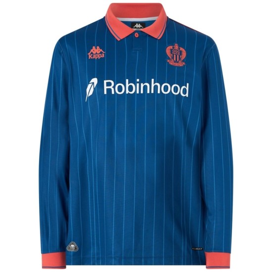 Camiseta tercera manga larga OGC Niza 2025/26 mujer Camiseta tercera manga larga OGC Niza 2025/26 mujer